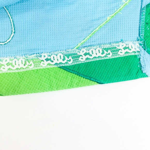 Lilly Pulitzer Lemon Lime Patchwork Skirt Size 8 - Picture 3 of 6